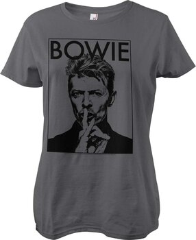 T-Shirt David Bowie Silence Dark Grey XL Damen T-Shirt - 1