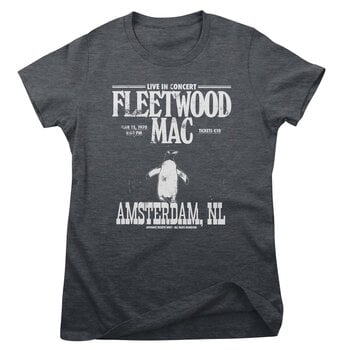 T-shirt Fleetwood Mac Amsterdam 1970 Dark Heather L Feminino T-shirt - 1