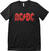 Koszulka AC/DC Distressed Logo Black 5XL Koszulka