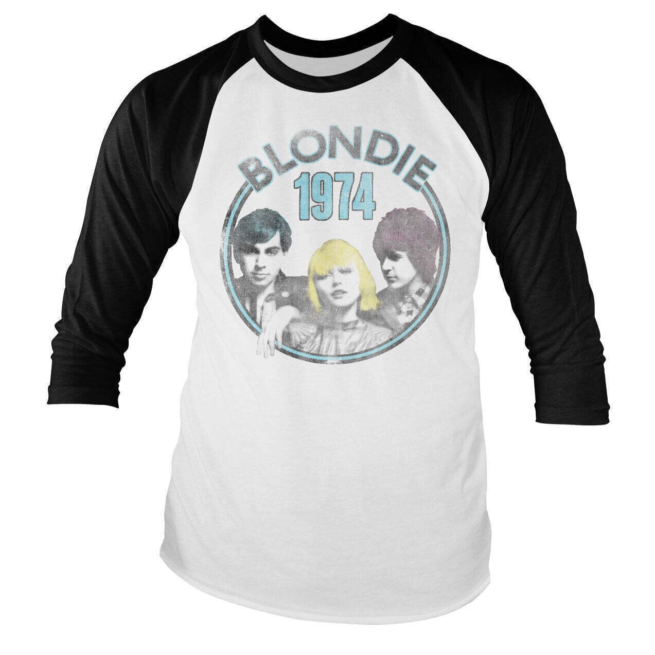 T-Shirt Blondie Circular 1974 White/Black XL T-Shirt