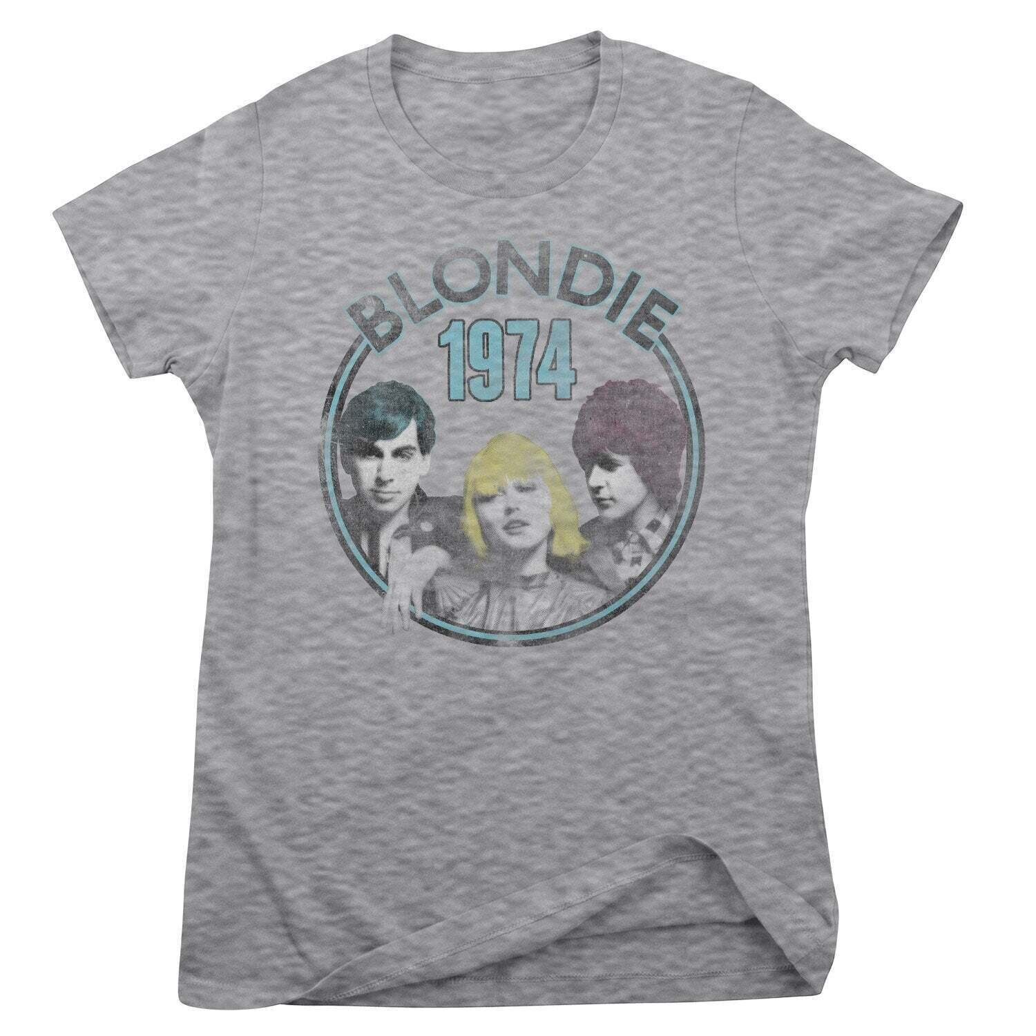 T-shirt Blondie Circular 1974 Heather Grey XL Feminino T-shirt