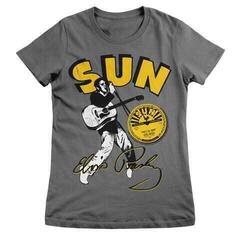 T-shirt Elvis Presley Sun Records Dark Grey XL Feminino T-shirt