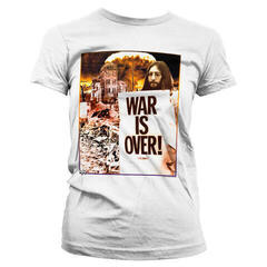 Camiseta de manga corta John Lennon War Is Over White S De mujer Camiseta de manga corta