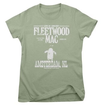 Camiseta de manga corta Fleetwood Mac Amsterdam 1970 Pistacho 2XL De mujer Camiseta de manga corta - 1