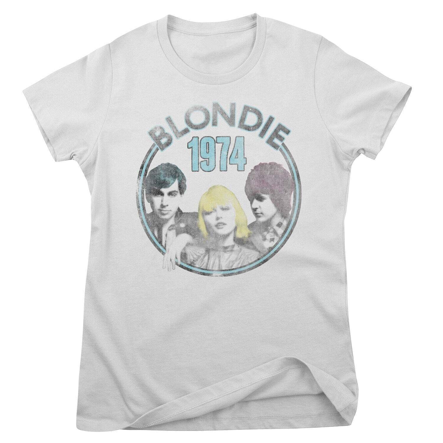 Shirt Blondie Circular 1974 White 2XL Dames Shirt
