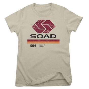 T-Shirt System of a Down Imaginary Eight Track Khaki M Ladies T-Shirt - 1