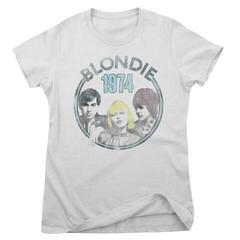 T-shirt Blondie Circular 1974 White XL Feminino T-shirt