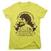 T-shirt James Brown The Godfather Of Funk Yellow XL Feminino T-shirt