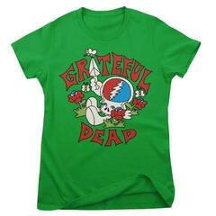 T-Shirt Grateful Dead Peace Green XL Ladies T-Shirt