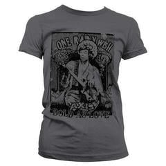 T-Shirt Jimi Hendrix Bold As Love Dark Grey L Ladies T-Shirt