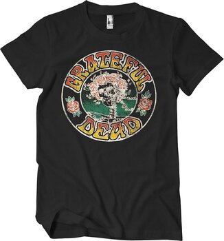 Skjorte Grateful Dead Skull & Roses Black 3XL Skjorte - 1