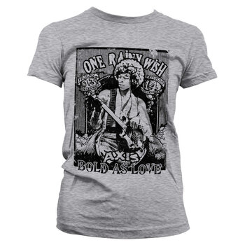 T-shirt Jimi Hendrix Bold As Love Heather Grey L Feminino T-shirt - 1
