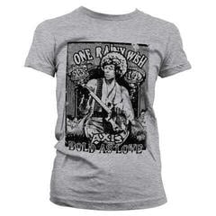 T-shirt Jimi Hendrix Bold As Love Heather Grey S Feminino T-shirt