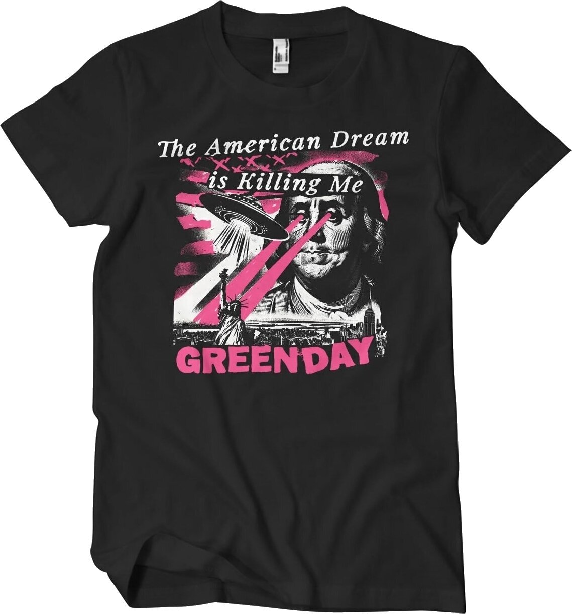 Koszulka Green Day Abduction Black 4XL Koszulka