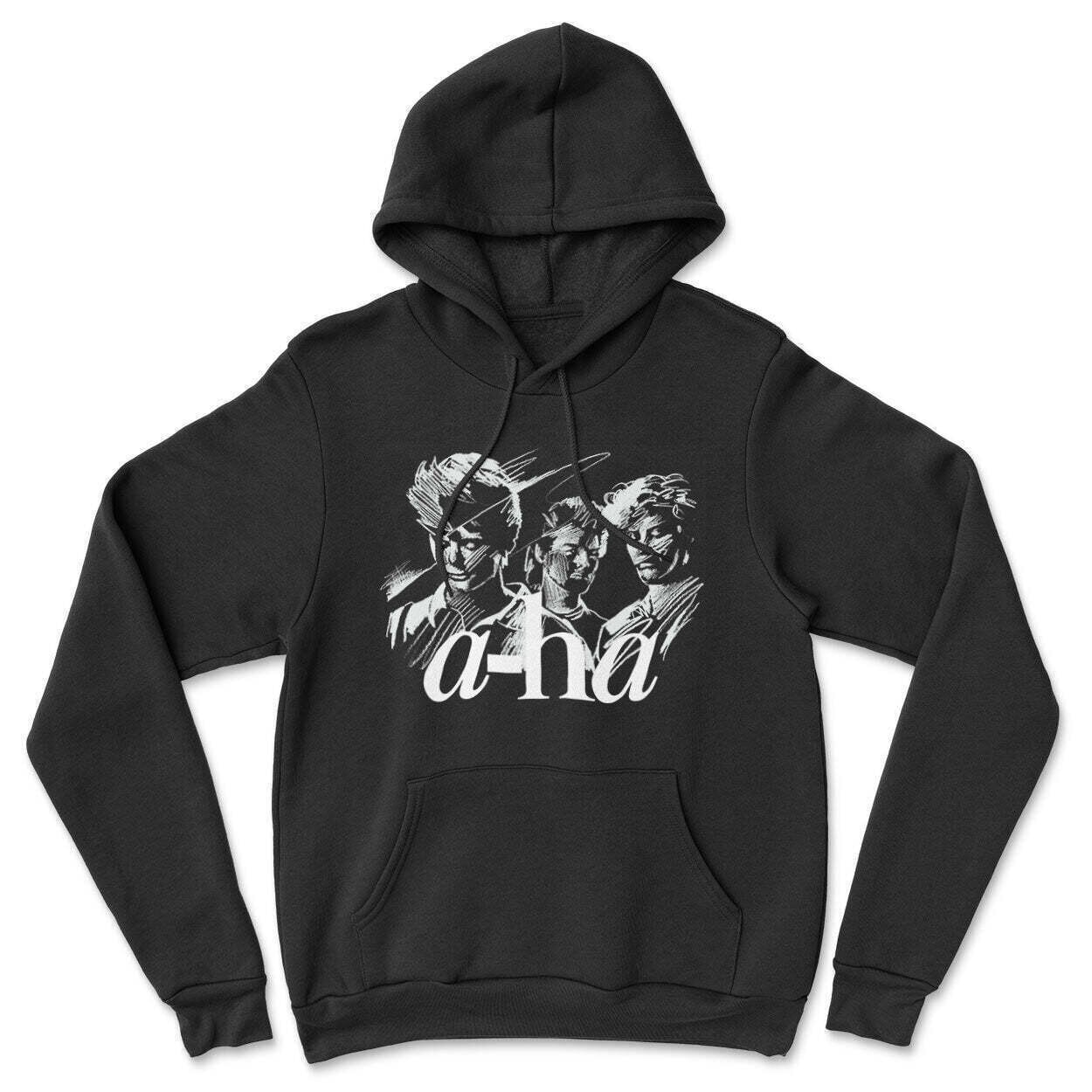 Hoodie A-HA Band Sketch Black 5XL Hoodie