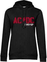 Hettegenser AC/DC PWR-UP Black XL Ladies Hettegenser