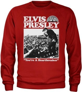 Majica Elvis Presley Heartbreaker Red L Majica - 1