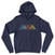 Hoodie A-HA Retro Logo Navy S Hoodie
