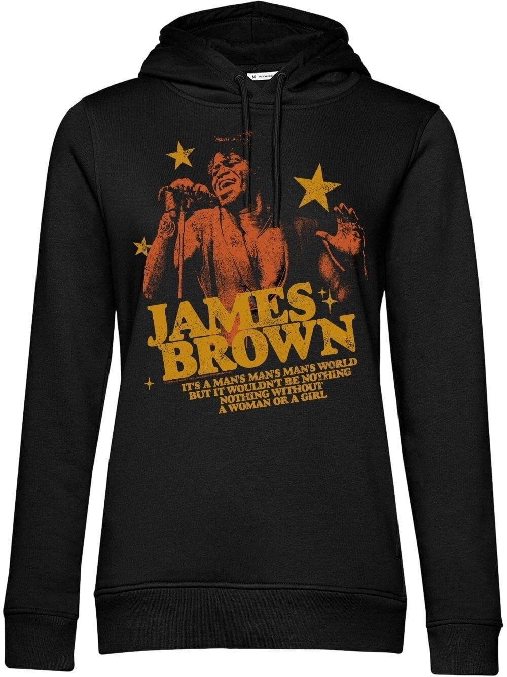 Majica James Brown It's a Man's World Black 2XL Ženske Majica