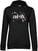 Hoodie A-HA Glitch Logo Black S Ženske Hoodie