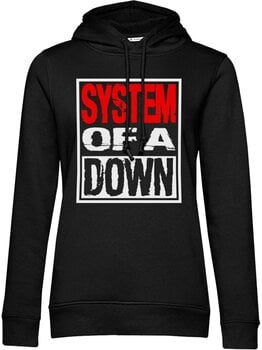 Capuchon System of a Down Logo Black XL Dames Capuchon - 1