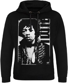 Majica Jimi Hendrix Distressed Black L Majica - 1
