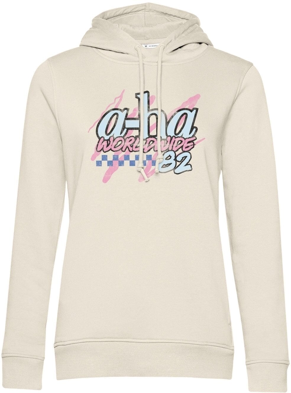 Hoodie A-HA Worldwide '82 Khaki L Femme Hoodie