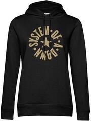 Capuchon System of a Down Circle Star Logo Black M Dames Capuchon