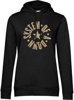 Capuchon System of a Down Circle Star Logo Black M Dames Capuchon - 1