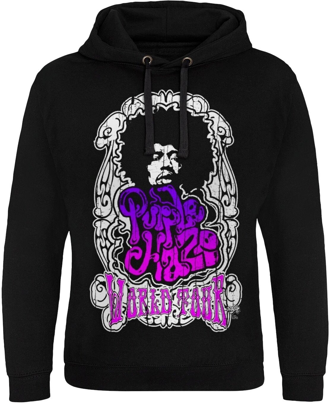 Capuchon Jimi Hendrix Purple Haze World Tour Black M Capuchon
