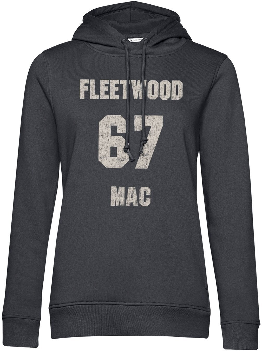Capuchon Fleetwood Mac 67 Distressed Dark Grey 2XL Dames Capuchon