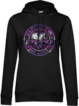 Majica Foreigner I Want To Know What Love Is Black L Ženske Majica - 1