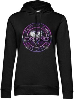Majica Foreigner I Want To Know What Love Is Black S Ženske Majica - 1