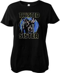 T-shirt Twisted Sister Vintage Lightning Black XL Feminino T-shirt