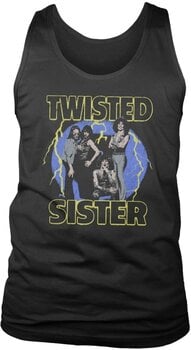Shirt Twisted Sister Vintage Lightning Black L Shirt - 1