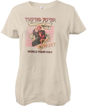 Marškinėliai Twisted Sister World Tour 1984 Khaki 2XL Moteriški Marškinėliai - 1
