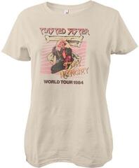 T-Shirt Twisted Sister World Tour 1984 Khaki M Ladies T-Shirt