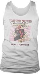 T-shirt Twisted Sister World Tour 1984 White S T-shirt