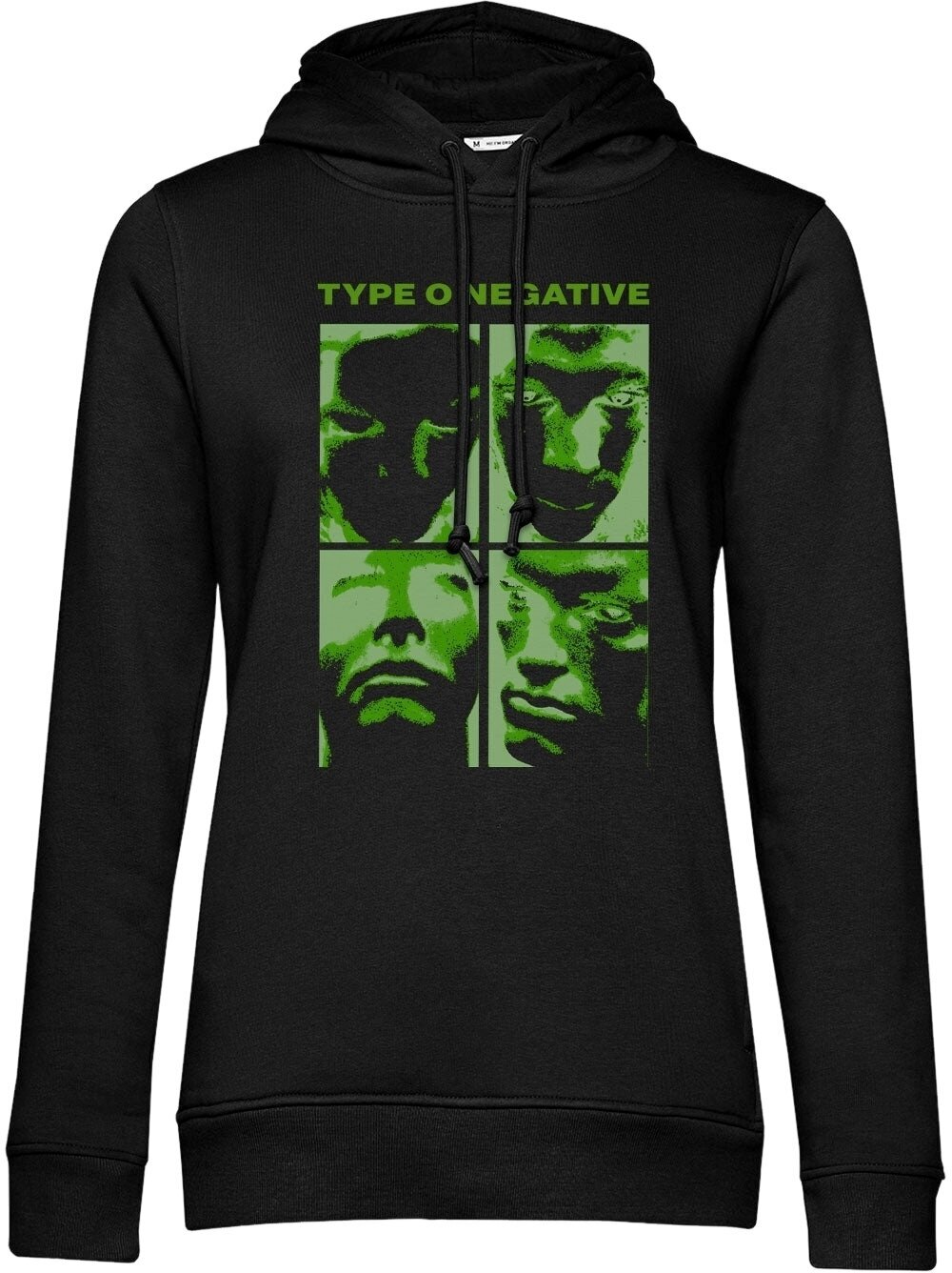 Hoodie Type O Negative Faces Black S Feminino Hoodie