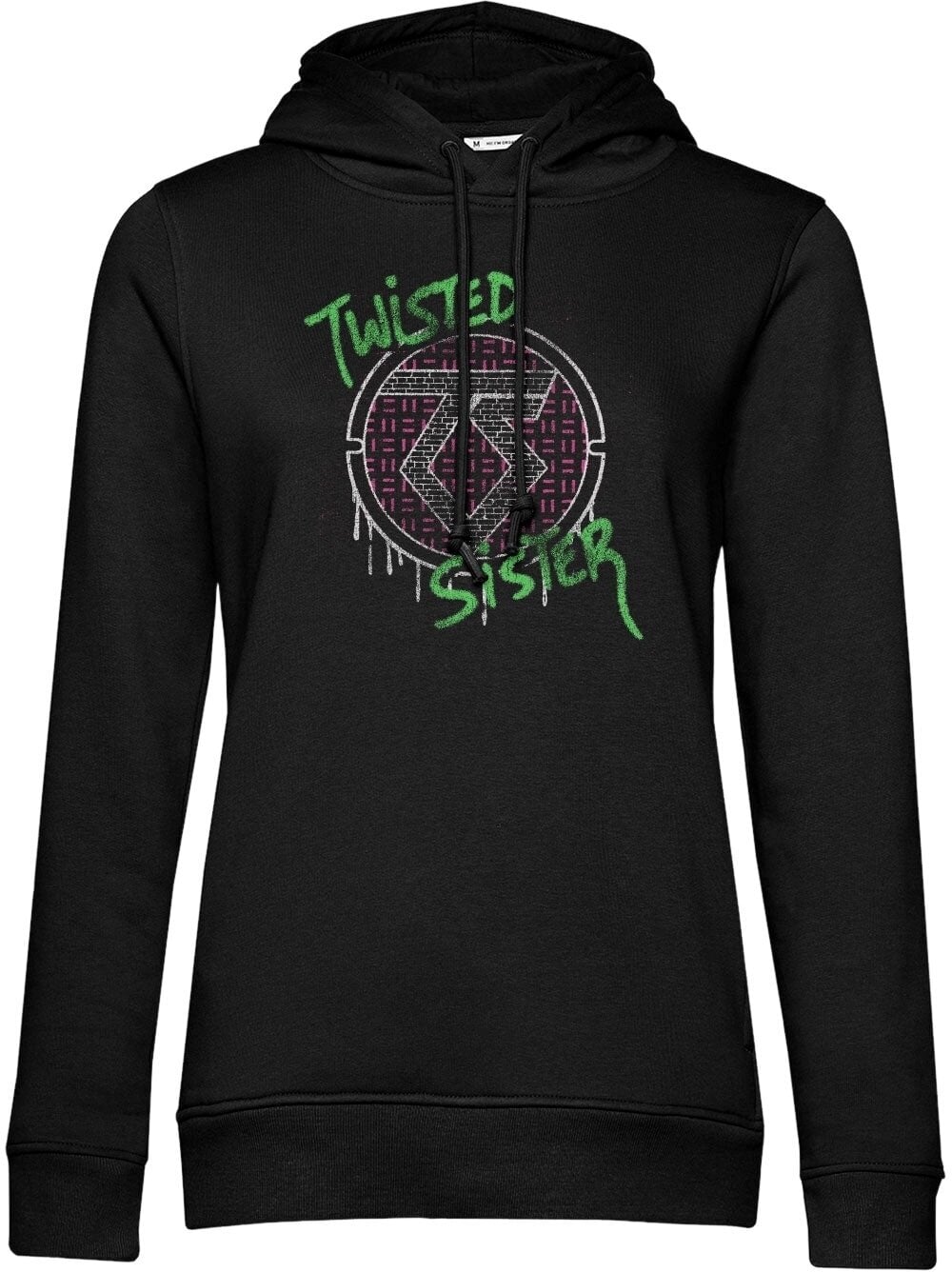 Majica Twisted Sister Bone Splash Black L Ženske Majica