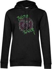 Majica Twisted Sister Bone Splash Black S Ženske Majica