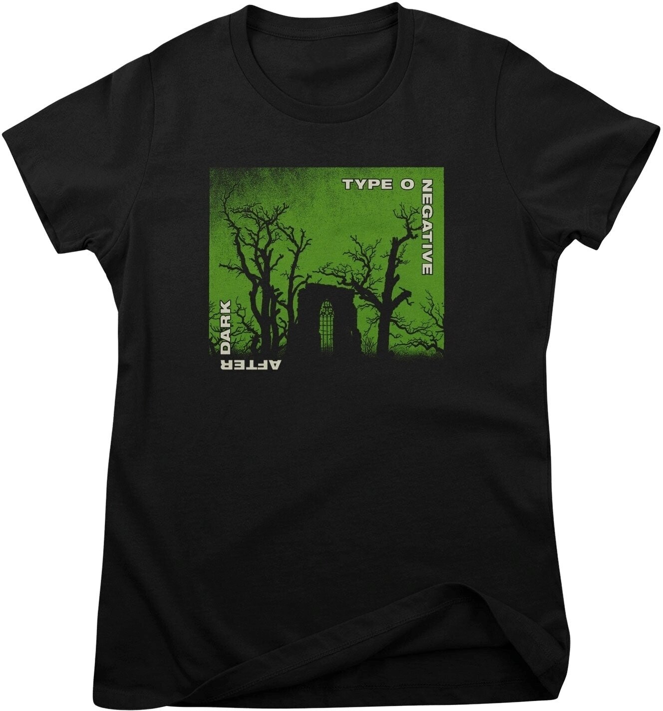 Skjorte Type O Negative After Dark Black 2XL Dame Skjorte