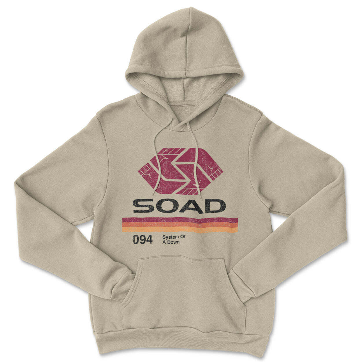 Hoodie System of a Down Imaginary Eight Track Khaki XL Hoodie