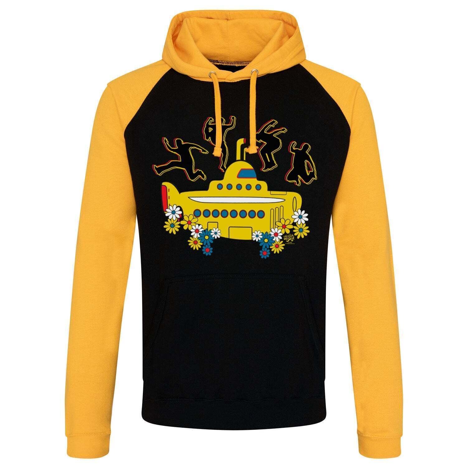 Hoodie The Beatles Yellow Submarine Black/Yellow M Hoodie
