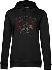 Hoodie ZZ Top Skeleton Cowboy Black S Ladies Hoodie
