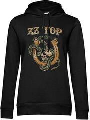 Hettegenser ZZ Top Rattlesnake Black L Ladies Hettegenser
