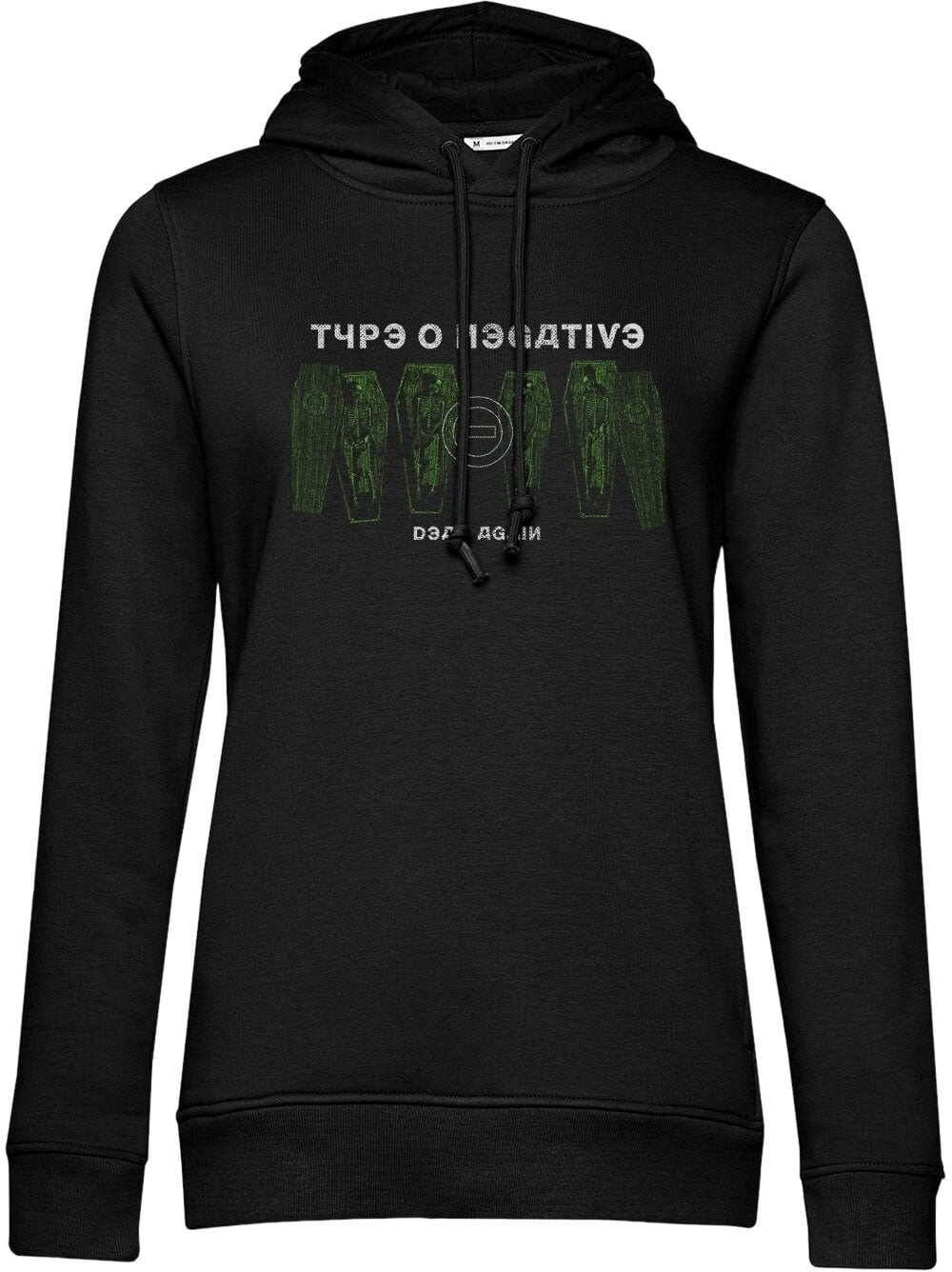 Capuchon Type O Negative Dead Again Black XL Dames Capuchon