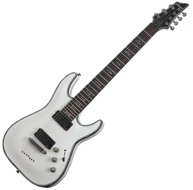 7-string Electric Guitar Schecter Hellraiser C-7 Gloss White