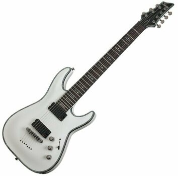 Guitare électrique Schecter Hellraiser C-7 Gloss White - 1