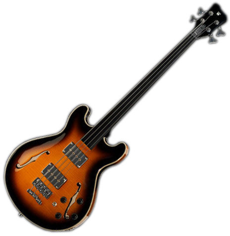 Polu-akustična bas gitara Warwick RockBass Star Bass 4 Vintage Sunburst Fretless